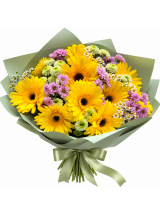 Puokštė "Spalvingoji gerbera"